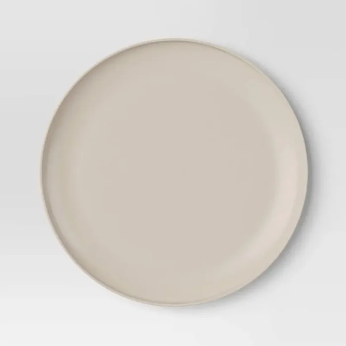 10.5‘‘ Plastic Dinner Plate Cocoa Butter Beige – Room Essentials™