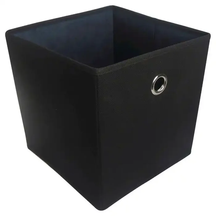 11″ Fabric Cube Storage Bin Black – Room Essentials™