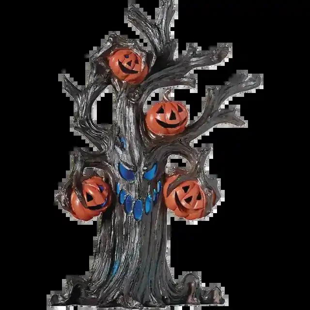 12.75In Polyresin Lighted Tree