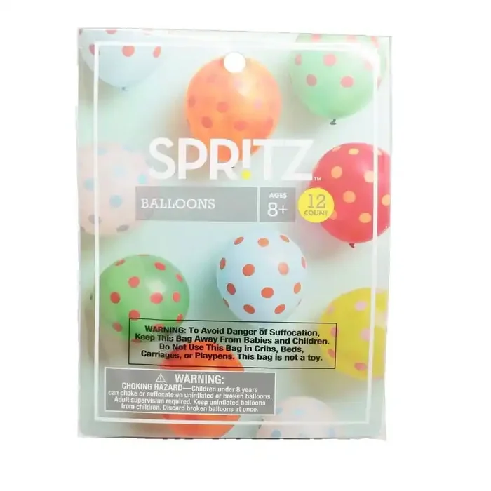 12 ct Polka-Dot Balloon – Spritz