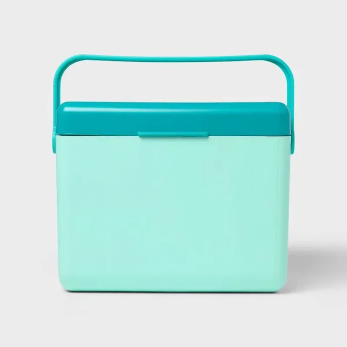 16 Cans/11qt Hard Sided Cooler – Sun Squad™ Green 20% Recycled Plastic