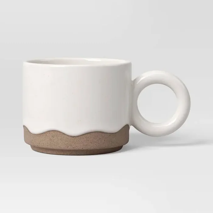 16 fl oz Drippy Glaze Mug Ivory – Room Essentials™