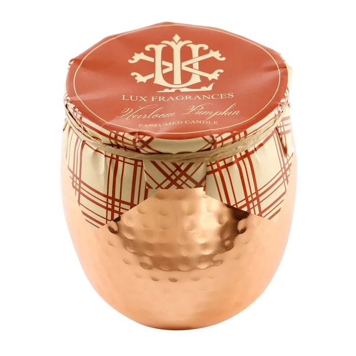 16 OZ HEIRLOOM PUMPKIN COPPER CANDLE