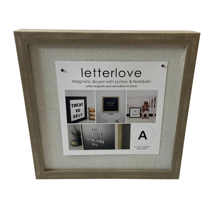 16X16″ LETTERLOVE MAGNET BOARD VINTAGE