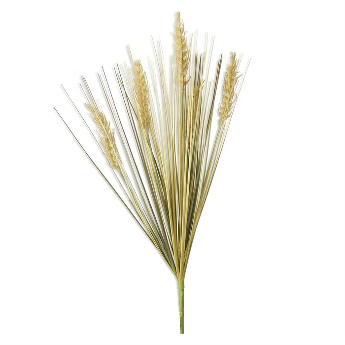 18″ GREEN & CREAM WHEAT SPRAY