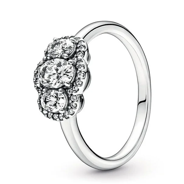 190049C01-56 Three Stone Vintage Ring