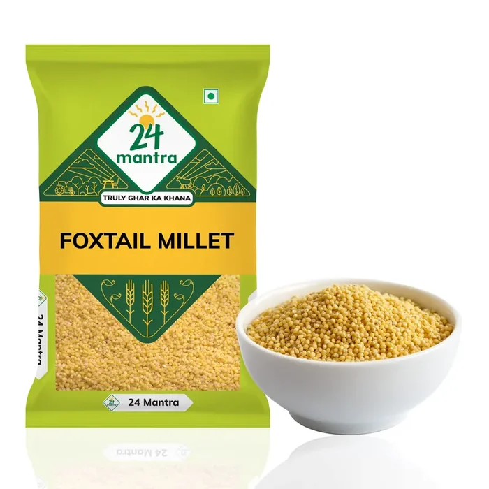 24 Mantra Organic Unpolished Foxtail Millet, LOW G.I Kangni, Naturally Gluten Free…