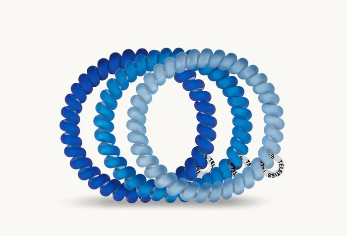 3 Pack Hair Ties Small Cobalt