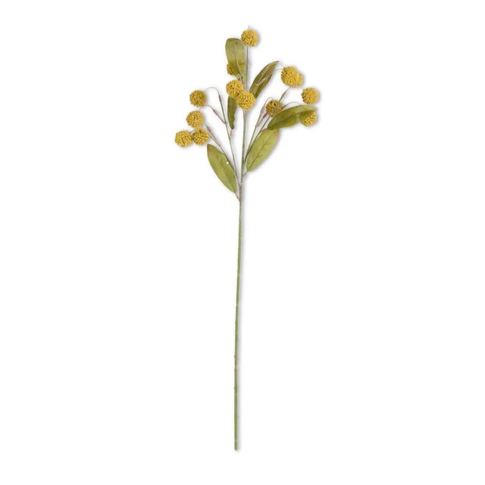 30″ YELLOW BILLY BUTTON SPRAY