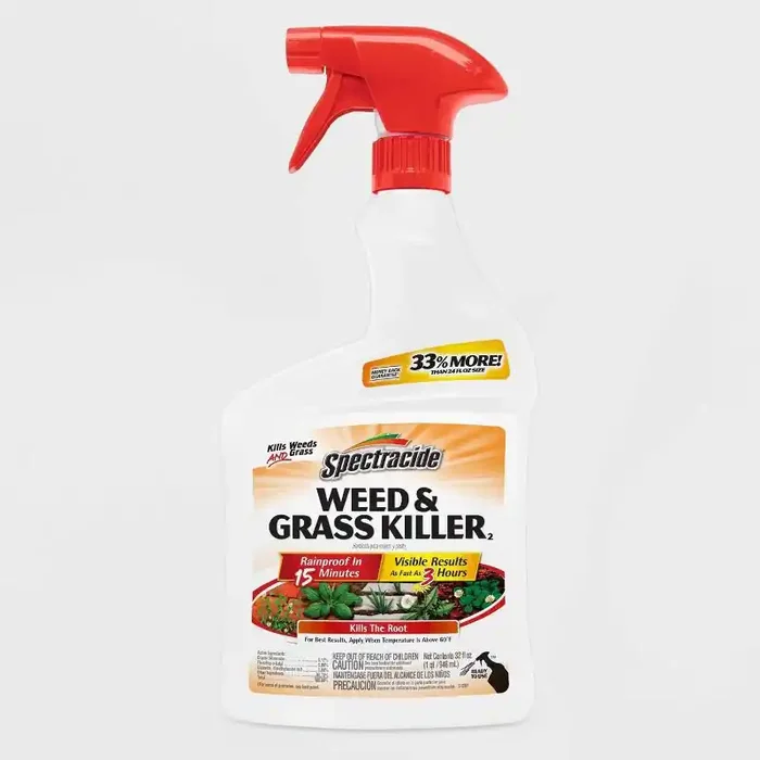 32 fl oz Ready-to-Use Weed & Grass Killer – Spectracide Eliminates Dandelions, Patio & Lawn Herbicide, 1500 sq ft Coverage