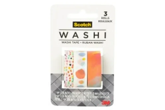 3M Scotch Washi Tape, Multi-pack, Assorted Sizes