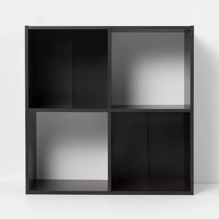 4 Cube Decorative Bookshelf Brown – Room Essentials™