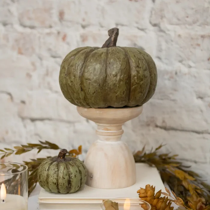 5.75″ Olive Green Pumpkin