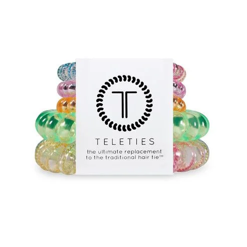 5 Pack Hair Ties Mixed Pack Technicolor Dreams