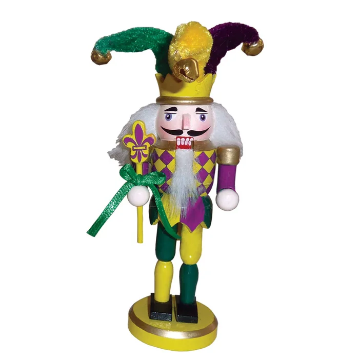 6″ Mardi Gras Nutcracker Ornaments