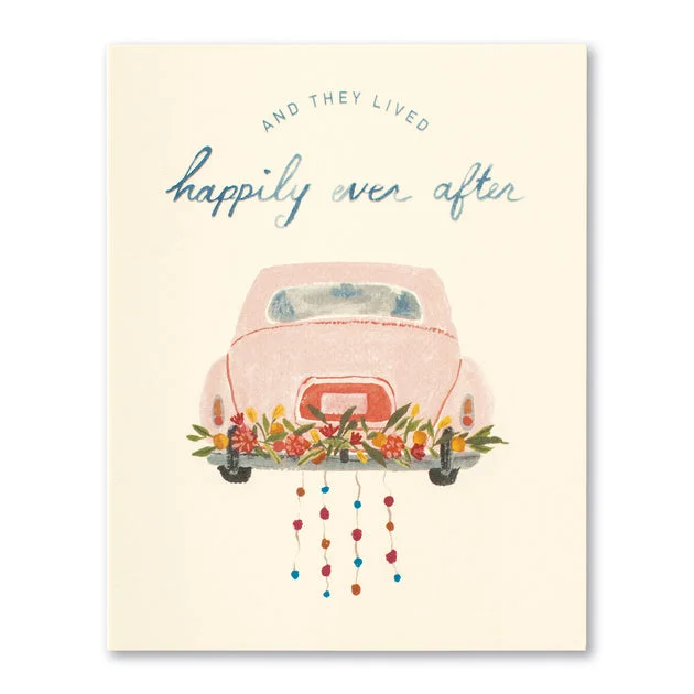 “And Then They Live Happily Ever After” – Wedding Card