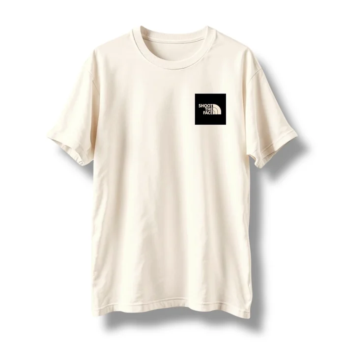 “SHOOT THE FACE” TEE (OFF WHITE)