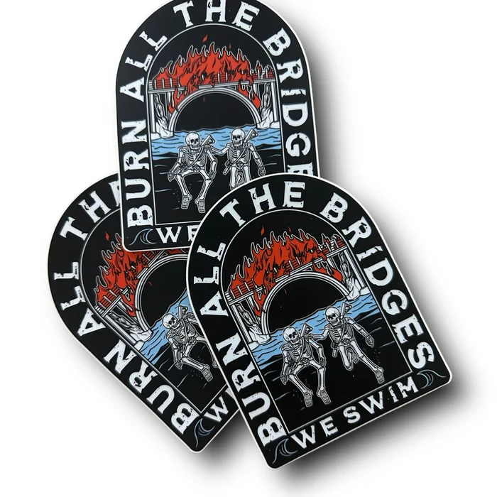 “WE SWIM” Sticker