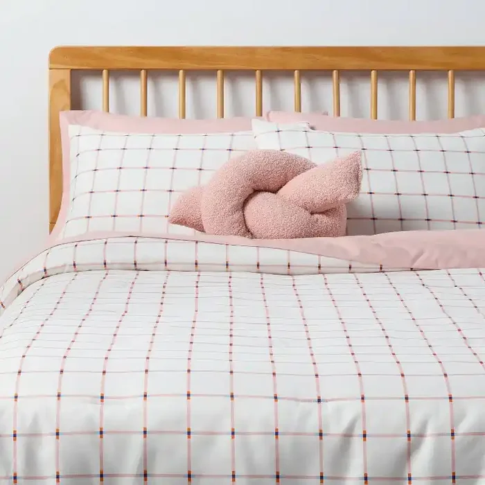 8pc Full/Queen RE Microfiber Comforter and Sheet Bedding Set Pink – Room Essentials™