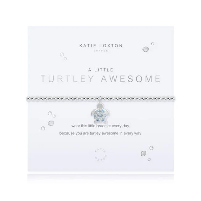 A LITTLE | TURTLEY AWESOME | Silver | Bracelet | 6 7/8″ stretch