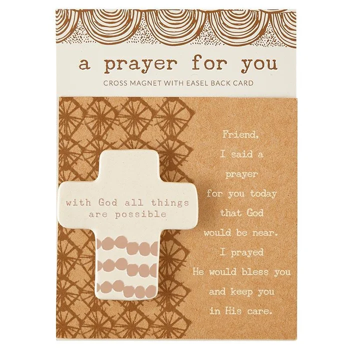 A Prayer For You Friend Cross Magnet