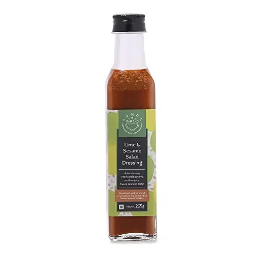 Aamra Natural Homemade Lime & Sesame Salad Dressing No preservatives Oil- Free 265gm