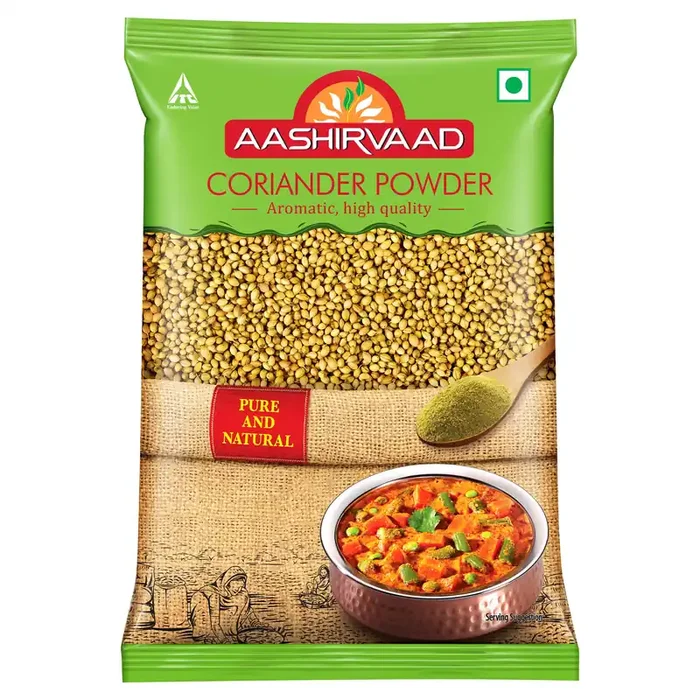 Aashirvaad Coriander Powder 500g Pack Perfectly Balanced Coriander Powder with No Added Flavours and Colours