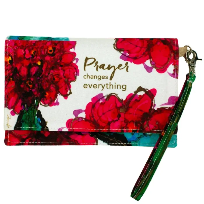 Abbey & CA Gift Prayer Changes Everything Wristlet