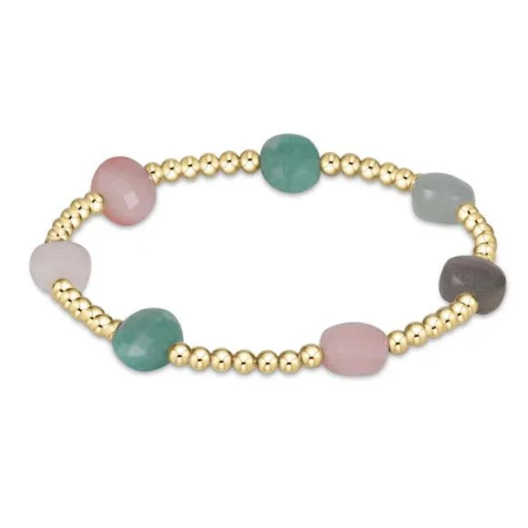 Admire Gold 3mm Bead Bracelet Hot Mess Fall Winter