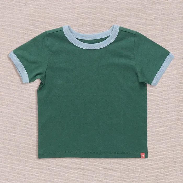 Adventure Ringer T-Shirt- Pine