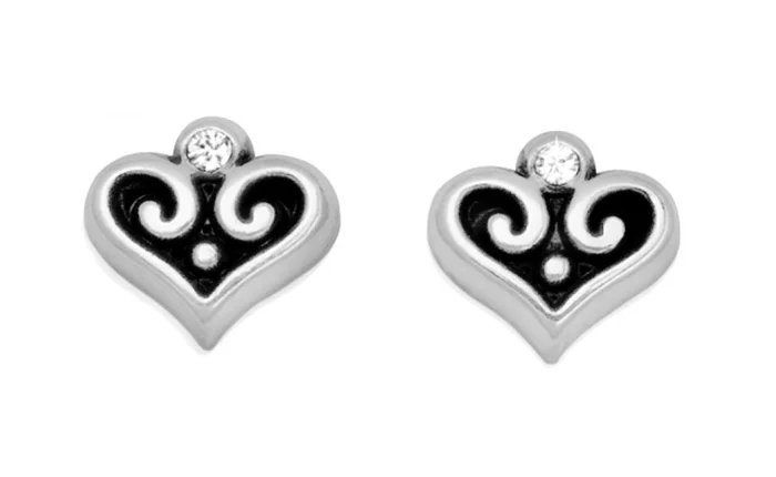 Alcazar Heart Mini Post Earrings – Brighton