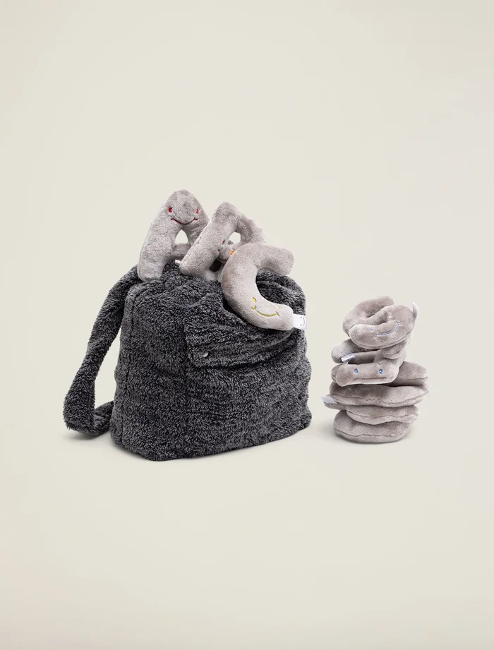 Alphapals Rhino Grey Backpack Set