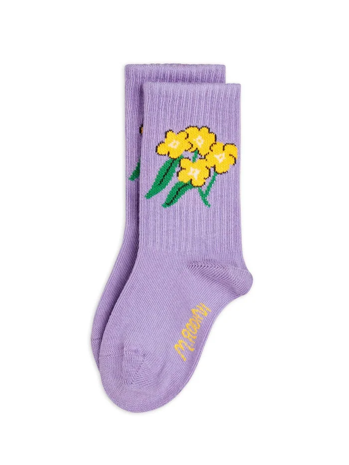 Alpine Flowers Socks