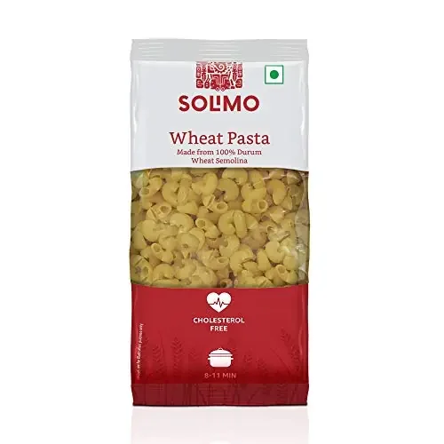 Amazon Brand – Solimo Durum Wheat Elbow Pasta 500g