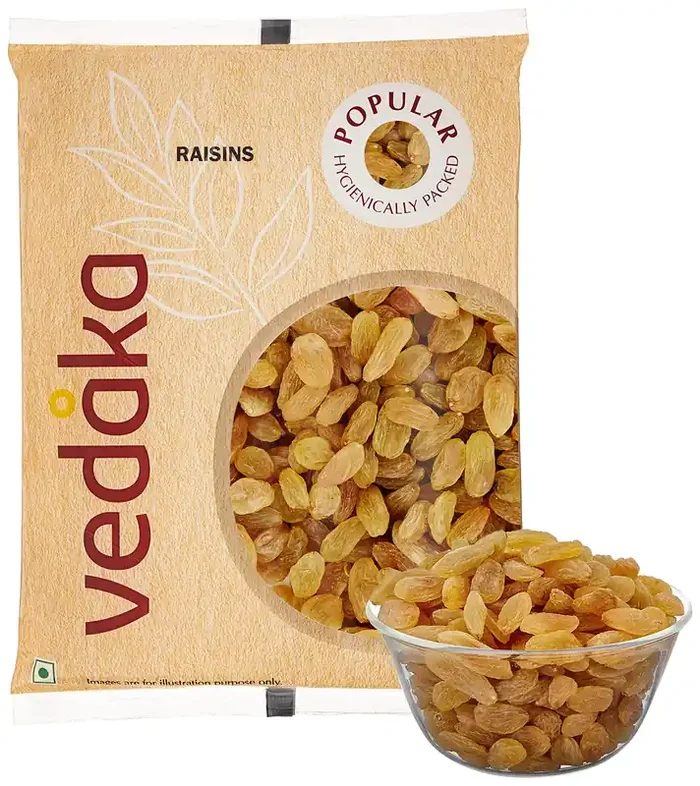 Amazon Brand – Vedaka Popular Raisins, 200g