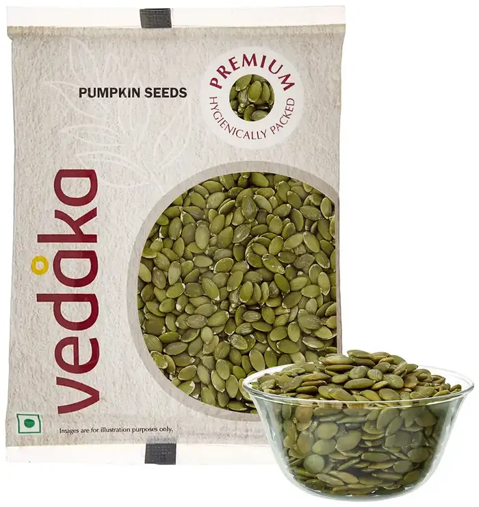 Amazon Brand – Vedaka Premium Raw Pumpkin Seeds 200 Gram Rich Source Of Fibre