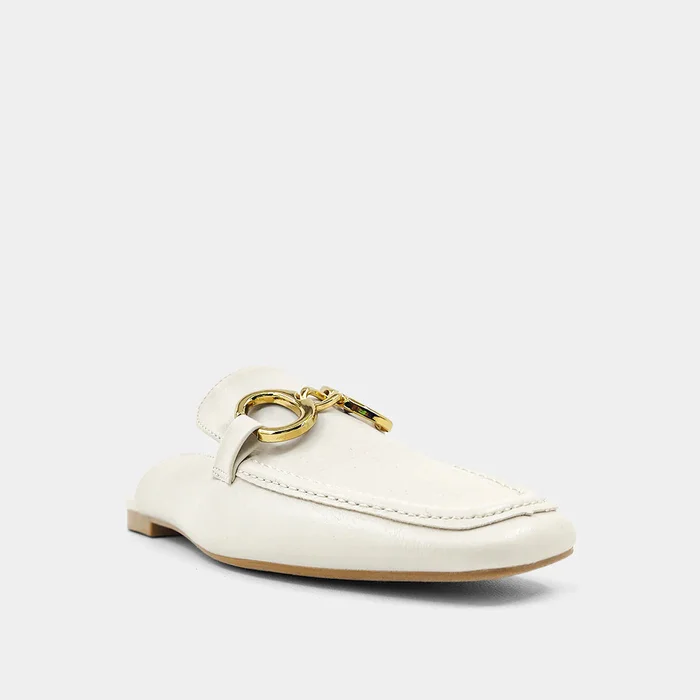 ANDROMEDA OFF WHITE MULE