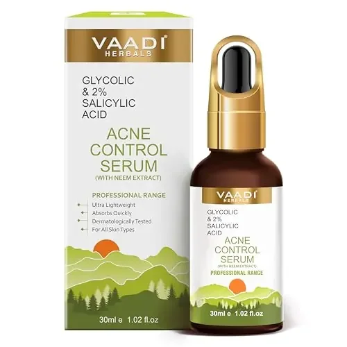 Anti Acne Face Serum With Glycolic & 2% Salicylic Acid – 30ml
