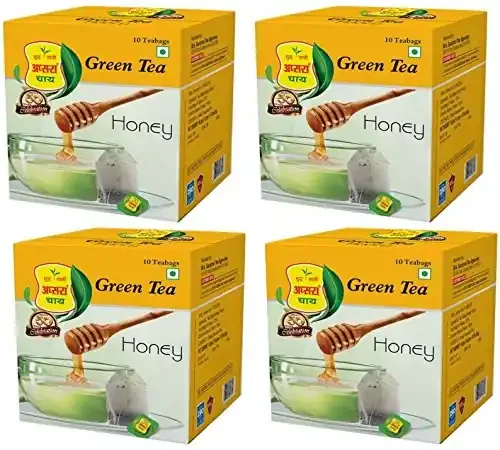 Apsara Tea Honey Green Tea 40 Tea Bags