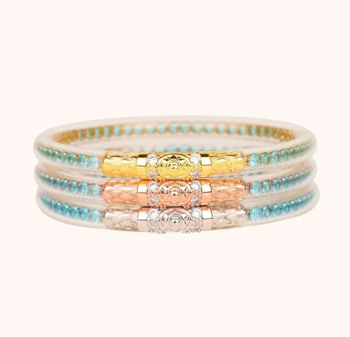 Aqua Three Queens All Weather Bangles – BuDhaGirl