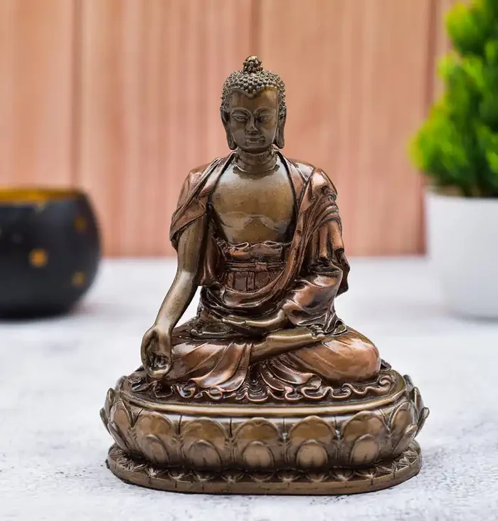 Archna Handicraft Polyresin Lord Gautam Buddha Religious Idol of Statue for Home DÃ©cor Home Decorative Showpiece Items