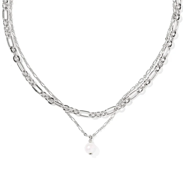 Ashton Silver Multi Strand Necklace – Kendra Scott