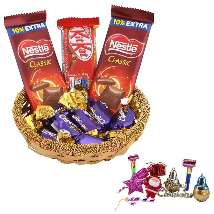 Astonished Retail Nestle Chocolates Gift Hamper Premium Chistmas Chocolate Gift & Christmas Kit Christmas Chocolate Gift Hamper 316