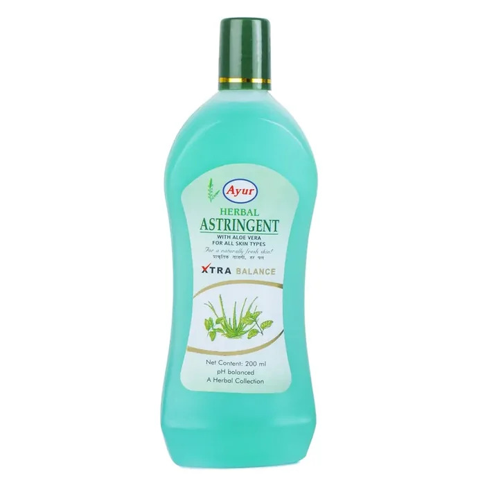 Ayur Herbal Astrigent With Aloe Vera, Pack of 200ml liquid