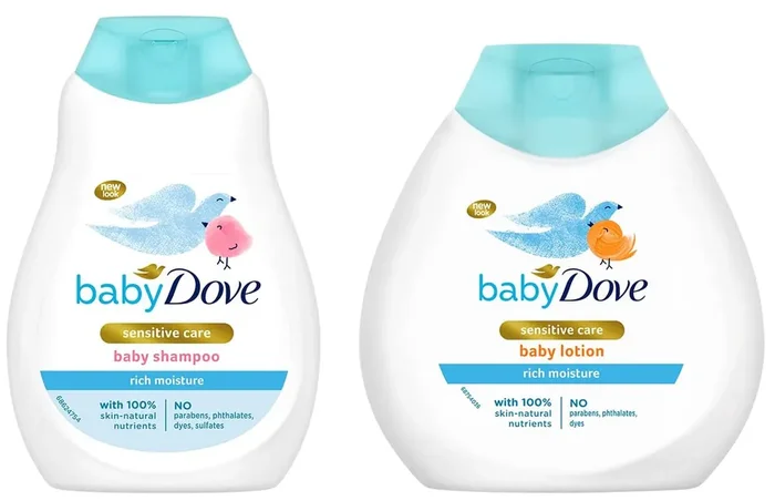 Baby Dove Rich Moisture Shampoo, 200Ml And Rich Moisture Lotion – White