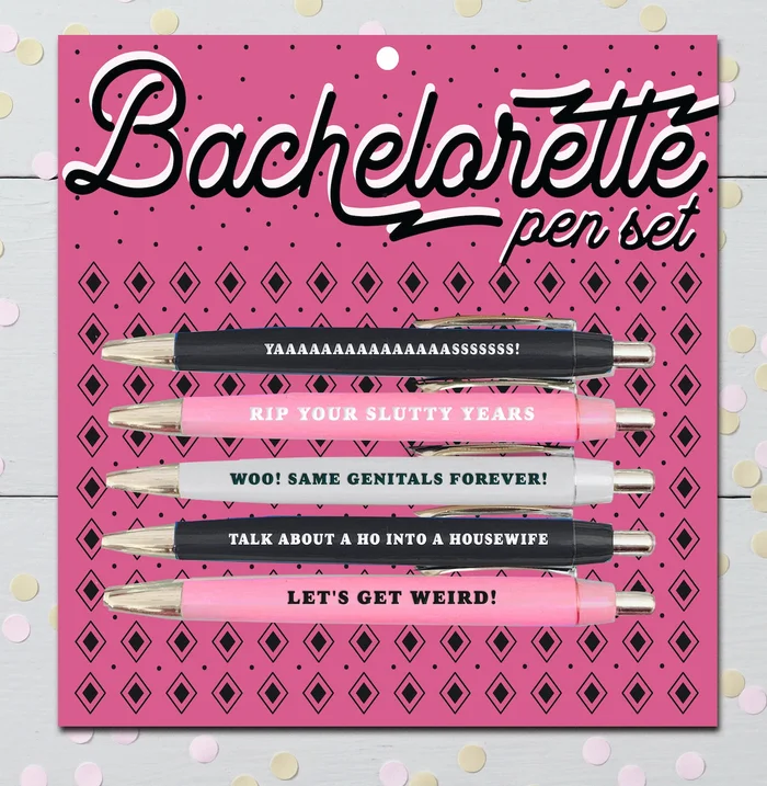 Bachelorette Pen Set