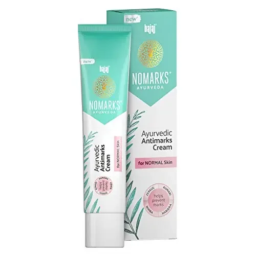 Bajaj NOMARKS (For All Skin Types) for Clear Glowing Fairness with Turmeric Lemon & Wheat Germ Oil (25g)