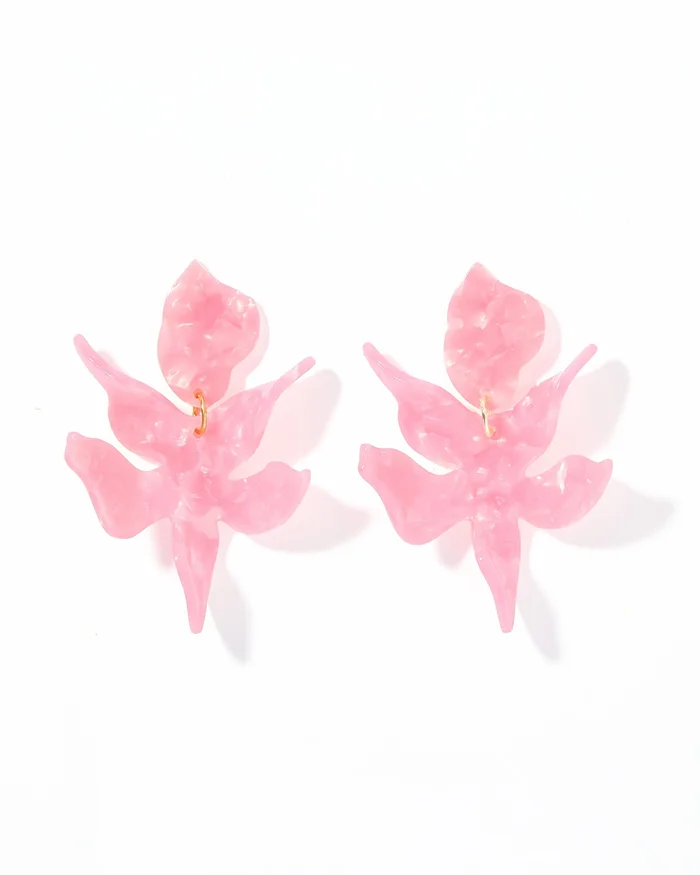 Ballet Slipper Flora Statement Earrings