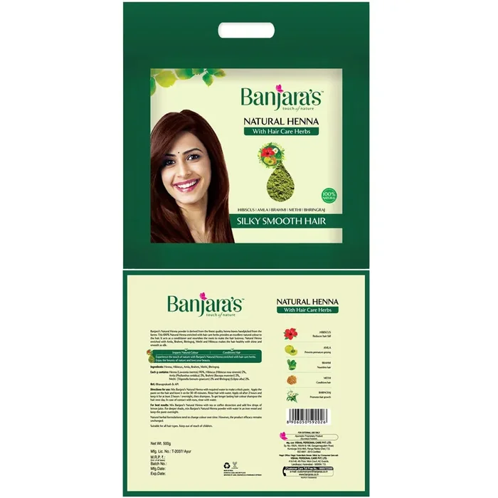 Banjara‘s Natural Henna Powder, 500 g