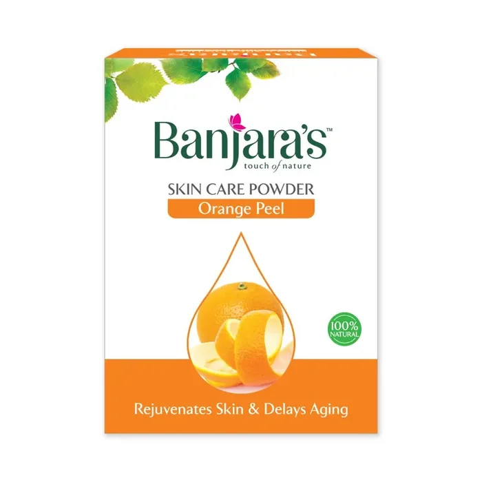 Banjara‘s Orange Peel 100% Natural Skin Care Herbal Powder 100 gms